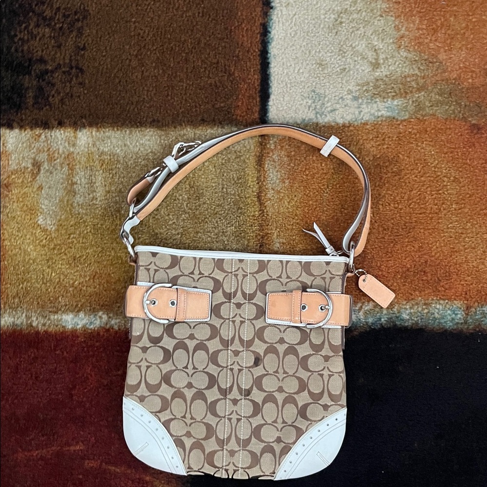 ✨PRICE IS FIRM✨ - VGUC Coach Signature Duffle Crossbody (H05K-1487)